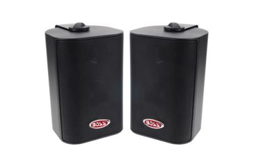 Image of Boss Audio 4in 3-Way In Door / Out Door 200 Watts Box-Speaker, Black MR43B