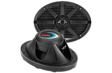 Image of Boss Audio 6x9in 2-Way Coaxial Marine Speaker 350W, Black MR692B
