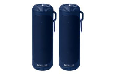 Image of Boss Audio Bolt Marine Bluetooth Portable Speaker System with Flashlight - Pair - Blue 77213