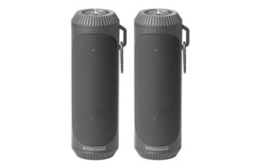 Image of Boss Audio Bolt Marine Bluetooth Portable Speaker System with Flashlight - Pair - Grey 77214