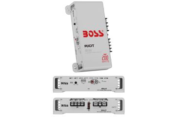 Image of Boss Audio Marine 2 Channel 200W Amplifier, White MR1002