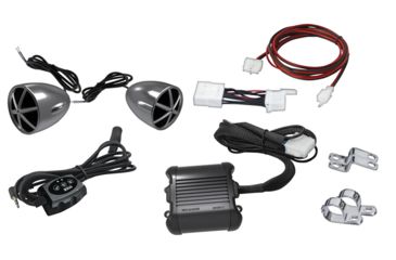 Image of Boss Audio Motorcycle/UTV Speaker System 800W w/ Bluetooth, Black MC600B