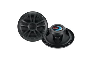 Image of Boss Audio MR6B 6.5&quot; Dual Cone Marine Coaxial Speaker Pair - 180W - Black 54595