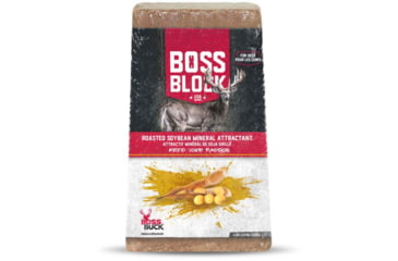 Image of Boss Buck Boss Block Soybean Mineral Attractant, 4 lb, Brown, BB-BLOCK-SOY
