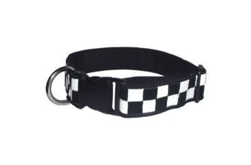 Image of Boston Leather 1-1/2 Navy &amp; White Policeband - 8155-5