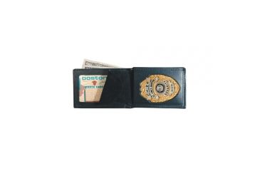 Image of Boston Leather Billfold Wallet Stylebadge I.d - 250-S-5050
