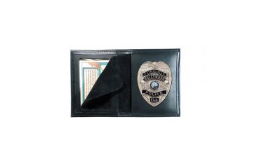 Image of Boston Leather Book Style Badge Case Recessed - 100-5050