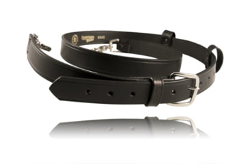Image of Boston Leather Firefighters Radio Strap - Original 1 1/4, Black - 6543-1-2X