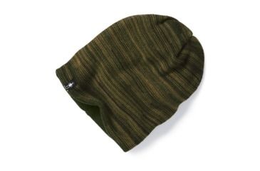 Image of Smartwool Boundary Line Reversible Beanie-Unisex, Chive, Unisex Medium, SW000441A20-1FM