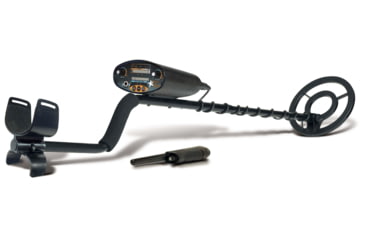 Image of Bounty Hunter Lone Star Metal Detector with Pin Pointer, Black, Blue, Orange LONEGWP