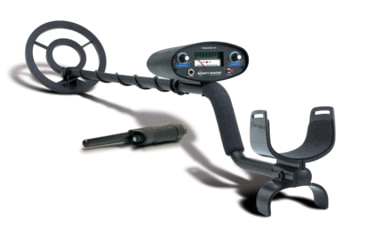 Image of Bounty Hunter Tracker IV Metal Detector w/ Bonus Pinpointer, Black, Blue, TK4GWP1