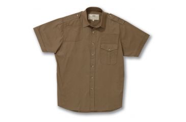 Image of Boyt Harness Dual Pad Short Sleeve Safari Shirt, Green, Medium, SA150 DUAL PAD SS GREEN M