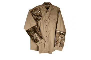 Image of Boyt Harness Mens Hu127 Hunting Shirt, Khaki/Camo, 4X 14373