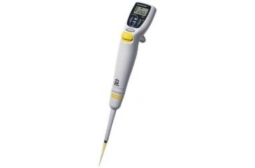 Image of BrandTech BRAND Transferpette Single-Channel Electronic Pipettors, Variable Volume, BrandTech 2705335 With Ac Adapter