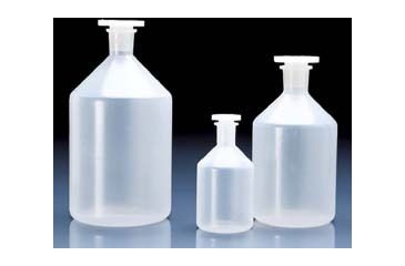 Image of BrandTech Reagent Bottles with Stoppers, Polypropylene, Narrow Mouth, BrandTech V100394