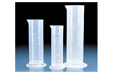 Image of BrandTech Short-Form Graduated Cylinders, Polypropylene, BrandTech V640941
