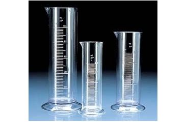 Image of BrandTech Short-Form Graduated Cylinders, SAN, BrandTech V64191
