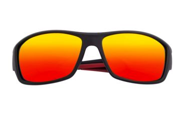 Image of Breed Aquarius Polarized Sunglasses - Men's, Black/Red-Yellow, One Size, BSG060RD