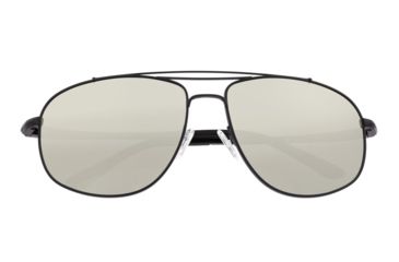 Image of Breed Asteroid Sunglasses, Black Titanium Frame, Silver Polarized Lens, Black/Silver, One Size, BSG052BK