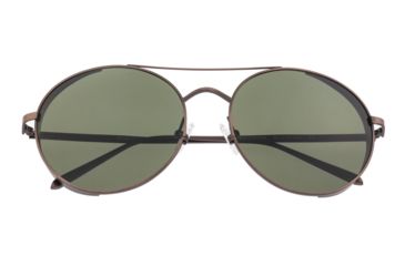 Image of Breed Barlow Sunglasses, Brown Titanium Frame, Black Polarized Lens, Brown/Black, One Size, BSG055RB