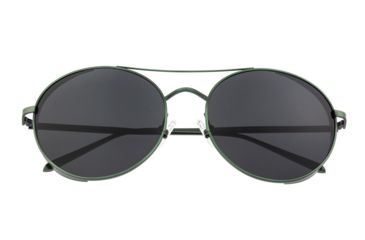 Image of Breed Barlow Sunglasses, Green Titanium Frame, Black Polarized Lens, Green/Black, One Size, BSG055GN