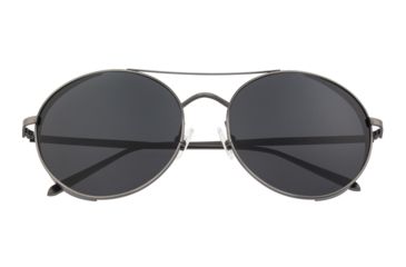 Image of Breed Barlow Sunglasses, Gunmetal Titanium Frame, Black Polarized Lens, Gunmetal/Black, One Size, BSG055GY