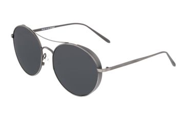 Image of Breed Barlow Sunglasses, Gunmetal Titanium Frame, Black Polarized Lens, Gunmetal/Black, One Size, BSG055GY