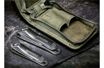 Image of Breed Breed Dagger 2 Piece Surgical Steel Groom Kit, Green, One Size, BRDGRMKIT2