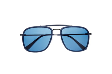 Image of Breed Flyer Polarized Sunglasses - Mens, Navy Frame, Blue Lens, Navy/Blue, One Size, BSG068C4