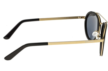 Image of Breed Gemini Titanium Sunglasses, Gold-Black Frame, Gold-Green Lens, Polarized, One Size, BSG038GD