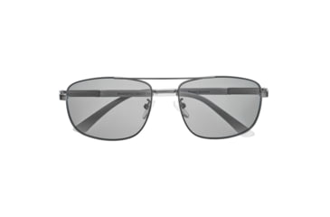 Image of Breed Gotham Polarized Sunglasses - Mens, Silver Frame, Black Lens, Silver/Black, One Size, BSG067C2
