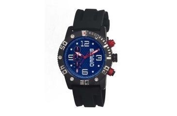 Image of Breed Grand Prix Chronograph Mens Watch, Blue Dial, 45mm Case Diameter BRD3906