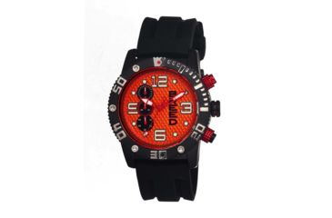Image of Breed Grand Prix Chronograph Mens Watch, Orange Dial, 45mm Case Diameter BRD3908
