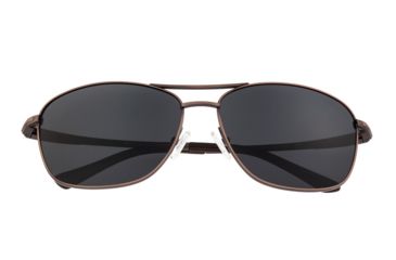 Image of Breed Hera Sunglasses, Brown Titanium Frame, Black Polarized Lens, Brown//Black, One Size, BSG054RB