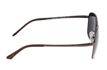 Image of Breed Hera Sunglasses, Brown Titanium Frame, Black Polarized Lens, Brown//Black, One Size, BSG054RB