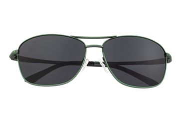 Image of Breed Hera Sunglasses, Green Titanium Frame, Black Polarized Lens, Green/Black, One Size, BSG054GN