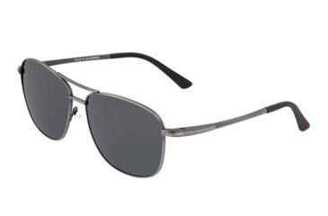 Image of Breed Hera Sunglasses, Gunmetal Titanium Frame, Black Polarized Lens, Gunmetal/Black, One Size, BSG054GY