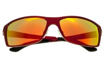 Image of Breed Kaskade Sunglasses, Red Titanium Frame, Red-Yellow Lens BSG016RD
