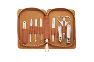 Image of Breed Katana 8 Piece Surgical Steel Groom Kit, Camel, One Size, BRDGRMKIT-CML