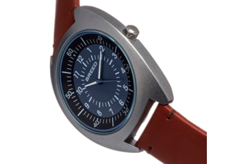 Image of Breed Leather-Band Watch, Blue-Grey/Russet, BRD9202, Blue-Grey/Russet, One Size, BRD9202