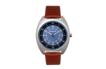 Image of Breed Leather-Band Watch, Blue-Grey/Russet, BRD9202, Blue-Grey/Russet, One Size, BRD9202