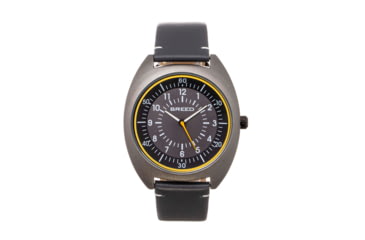 Image of Breed Leather-Band Watch, Grey, BRD9205, Grey, One Size, BRD9205