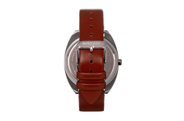 Image of Breed Leather-Band Watch, Grey/Brown, BRD9201, Grey/Brown, One Size, BRD9201