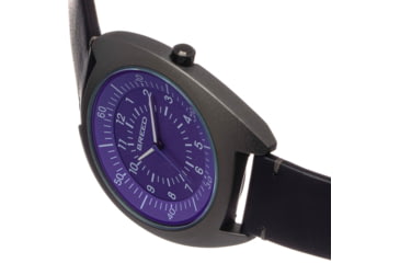 Image of Breed Leather-Band Watch, Purple/Black, BRD9206, Purple/Black, One Size, BRD9206