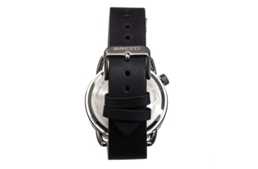Image of Breed Leather-Band Watch w/Second Sub-dial, Black/Blue, BRD8804, Black/Blue, One Size, BRD8804