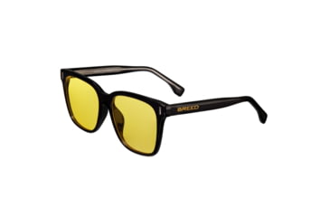 Image of Breed Linux Polarized Sunglasses - Mens, Black Frame, Yellow Lens, Black/Yellow, One Size, BSG066C8
