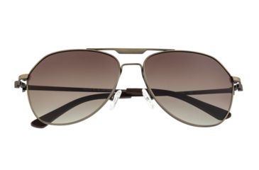 Image of Breed Mount Sunglasses, Bronze Titanium Frame, Brown Polarized Lens, Bronze/Brown, One Size, BSG056BN