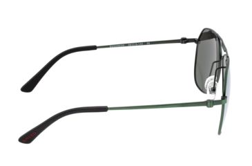 Image of Breed Mount Sunglasses, Green Titanium Frame, Silver Polarized Lens, Green/Silver, One Size, BSG056GN