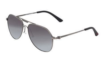 Image of Breed Mount Sunglasses, Gunmetal Titanium Frame, Black Polarized Lens, Gunmetal/Black, One Size, BSG056GY