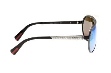 Image of Breed Octans Sunglasses, Gunmetal Titanium, Green Lens BSG028ST